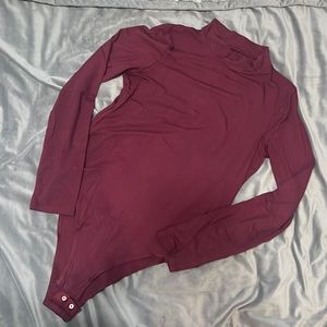 Maroon / Burgundy Longsleeve Bodysuit!